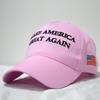 Great Make America Again Hat Donald Trump Us President Republican Cap Pink 2020
