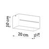 Plafon Lobo 2 G9 Czarny Alu Sollux Sl.0384