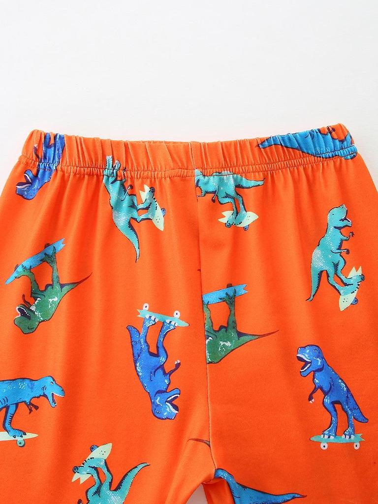 European & American Children's Casual Summer 2-Piece Home Wear Set: Fashion Shorts for Boys