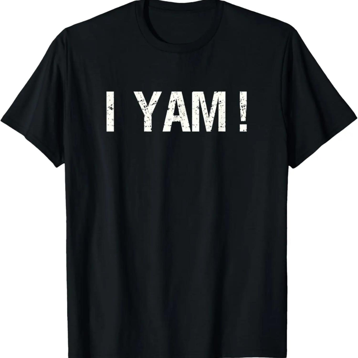 Yes I Yam Matching Thanksgiving Couples Partner Costume T-Shirt S чёрный