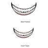 Evil Teeth and Tongue Motorcycle Helmet Fuel Tank Stickers Racing Body Window Funny Decoration Universal Vinyl Decals Universal