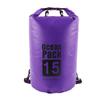 Practical Outdoor Waterproof Dry Backpacks Tear Resistant PVC Storage Bag Adjustable Shoulder Strap For Hiking