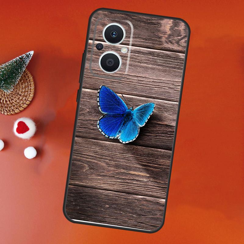 Cute Butterfly Case For OPPO Find X9 X5 X6 X8 Pro OPPO Reno 14F 13F 12F 11F 10 12 13 14 Pro 7 8 Lite Cover