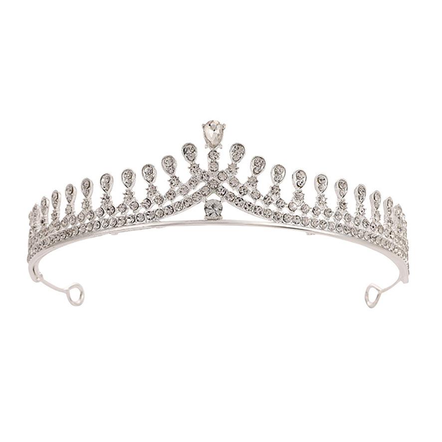 Korean Wedding Hair Accessories Luxury Festival Performance Dress Versatile Photography  Rhinestone Headband  Hair Crown