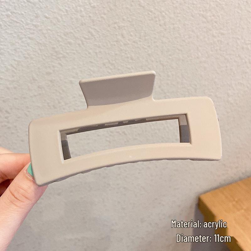 Elegant Large Hair Claw Clip for Thick Hair - High-End Korean Updo Shark Clip