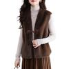 New Imitation Mink Velvet Vest Spring Autumn and Winter Fur Coat Vest Wear Thin Mother