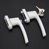 Aluminum Alloy Window Handle Hardware Accessories Square Steel with Lock and with Security Device Arc Split Handle