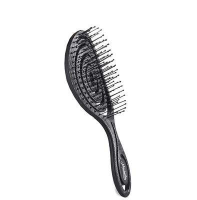 Brosse à Cheveux Mini Spirale Ninabella - Brosse Démêlante - Pour Brosser les Cheveux Mouillés ou Séchés au Sèche-Cheveux - Brosse Démêlante Ventilée - Brosse à Cheveux de Voyage - Vert Menthe