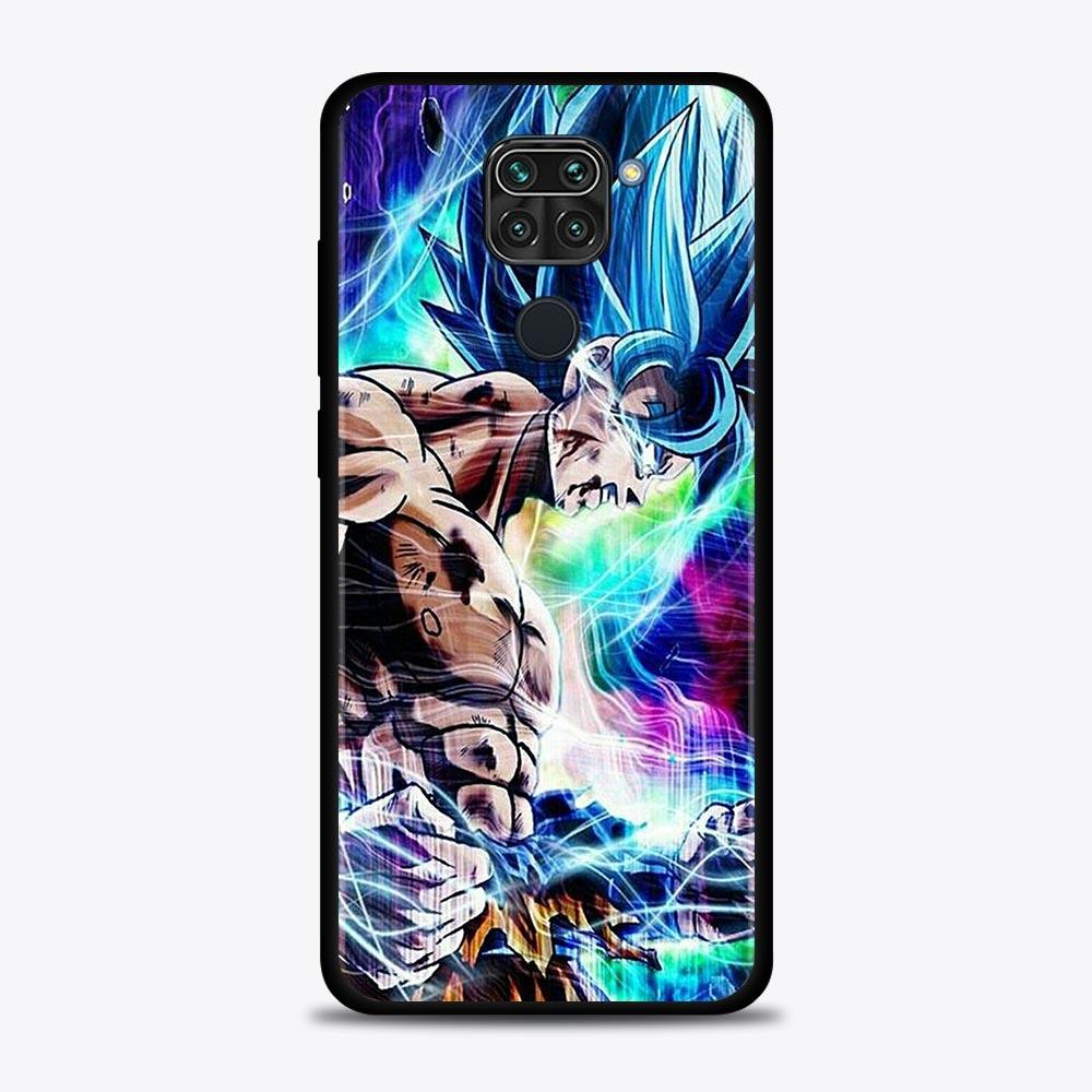 Phone Case For Xiaomi Redmi Note 9S 9 10 8 11 Pro 9T 8T 7 Cover for Redmi K40 9A 9C Coque Silicone Dragon Ball Z Super DBZ Goku