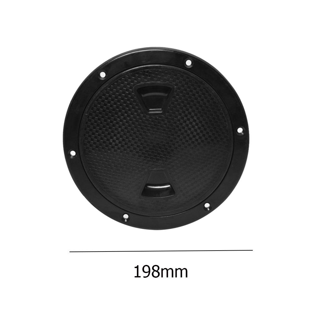 4/6/8 Inch Boat Hatches Deck Plate Round Plastic Marine Deck Cover Non Slip Detachable Double Waterproof for Marine Boat Yacht