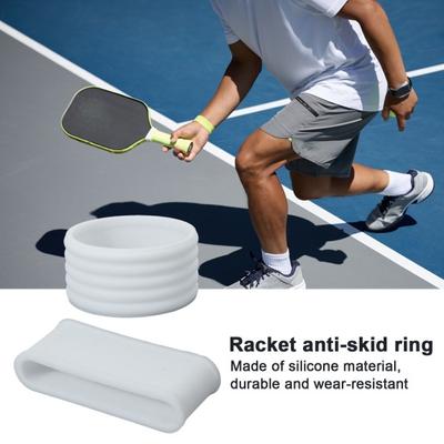 2 ks Pásek na grip pádla na pickleball Elastický Badminton Stolní tenis Raketa Přehrip Rukojeť Silikonový