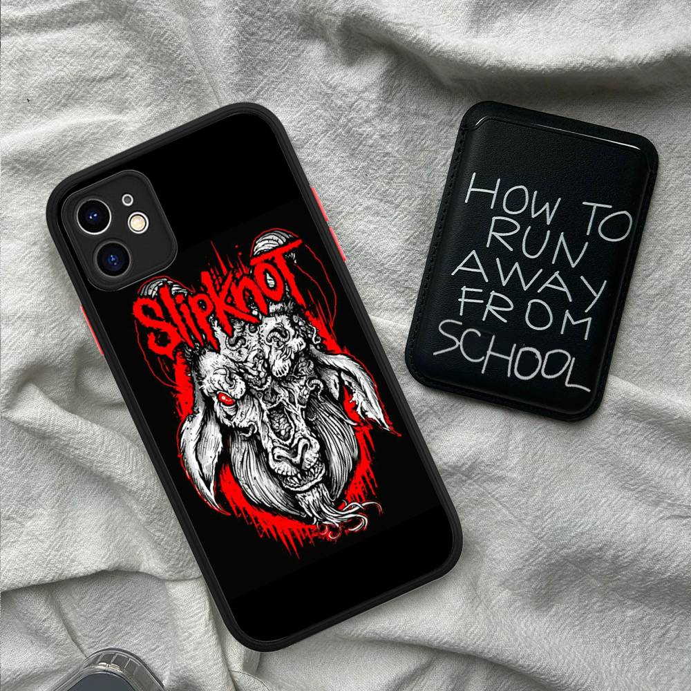 S-Slipknot Rock Matte Protective Case For IPhone 16 15 14 13 12 11 Pro Max X XS MAX Protection Case