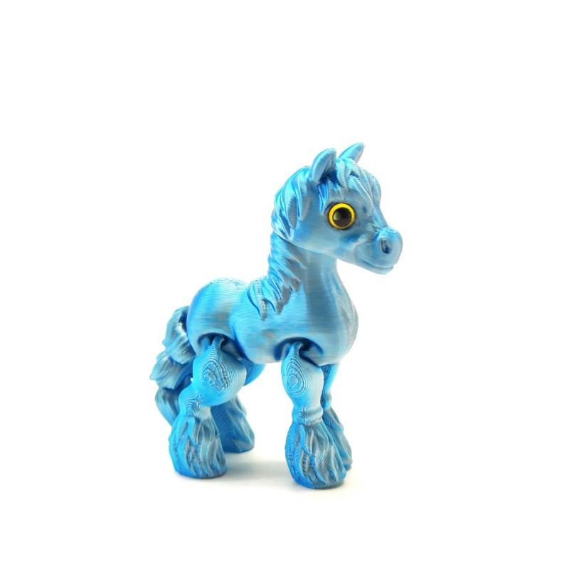 1PC 3D printing pony full body joints movable children's toys creative ornaments handicrafts animal models