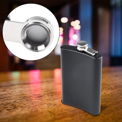 1x 10oz Flachmann Edelstahl Whiskey Likör Tasche Weinflasche, Große-Kapazität