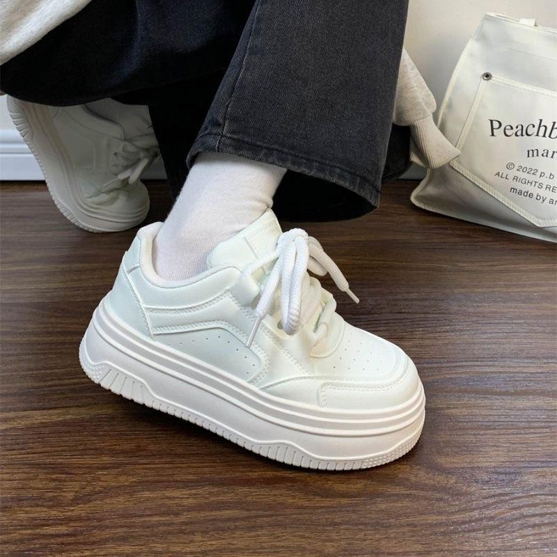 

22 spring and autumn new original design platform casual board shoes chic sports Hongjie 35