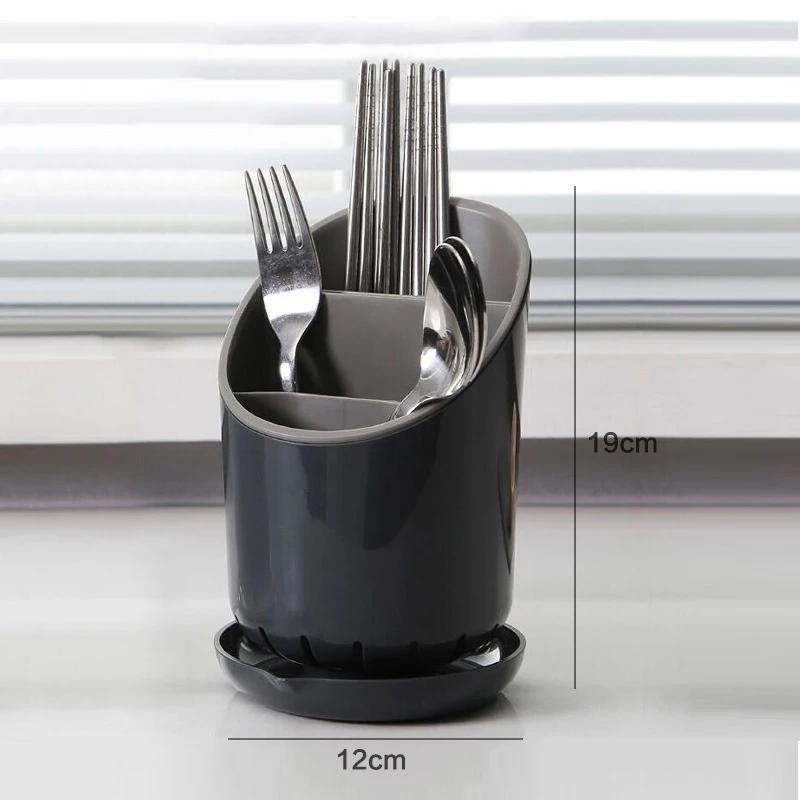 Kitchen storage chopstick tube with drainage board utensil storage rack home kitchen storage rack chopstick drainage box 3640₽