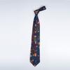Pattern Printed Tie Men'S 9Cm Wide Personalized Retro Banquet Hosting Suit Large Flower Polyester Hand Tie