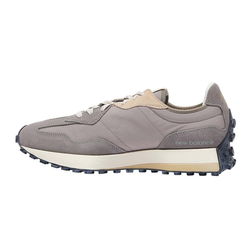 New Balance 327 Grey White Gold GS Sneakers GS327GDY 38.5