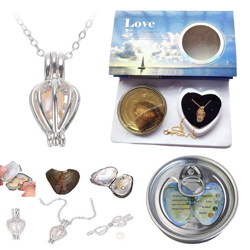 Wish Pearl Necklace Kit Innovative Chain Charm For Holiday Gift Diy Jewelry Making DIY Wish Pearl Necklace Kit