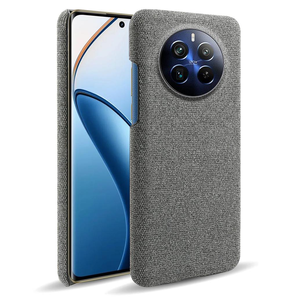 Für Realme 12 Pro 5G/12 Pro+ 5G Hülle Kratzfester PC+Stoff Smartphone Rückseitenschutz
