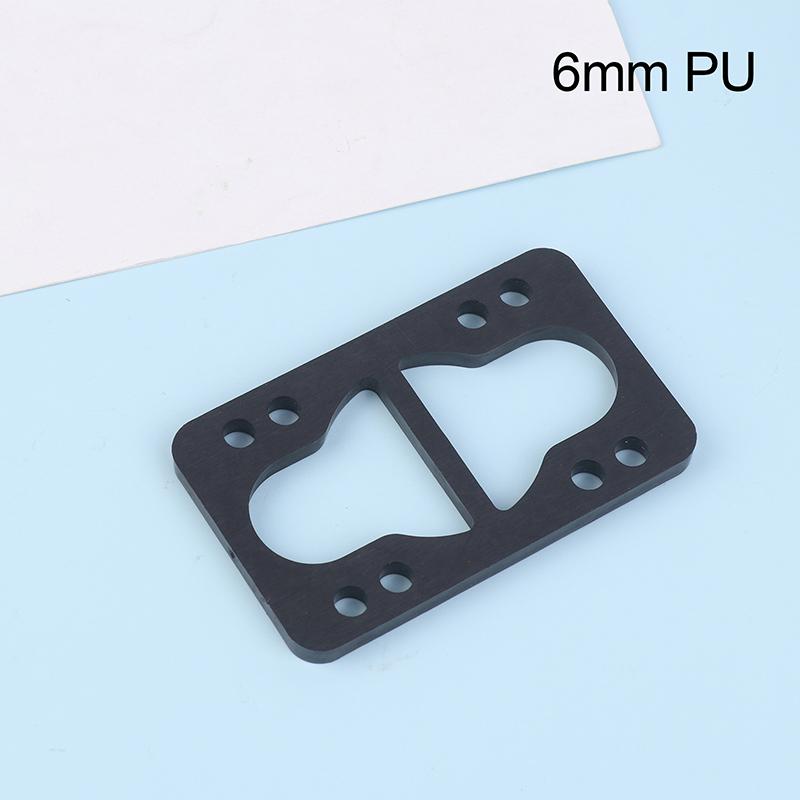 1 Stück Schwarze PU Longboard Riser Pads Skateboard Stoßdämpfer für Truck Montagezubehör Erwachsene Kinder Outdoor Sportwerkzeug