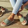 Summer Fashion Women's Slippers, Portable Beach Summer Flat Sandals for Ladies
