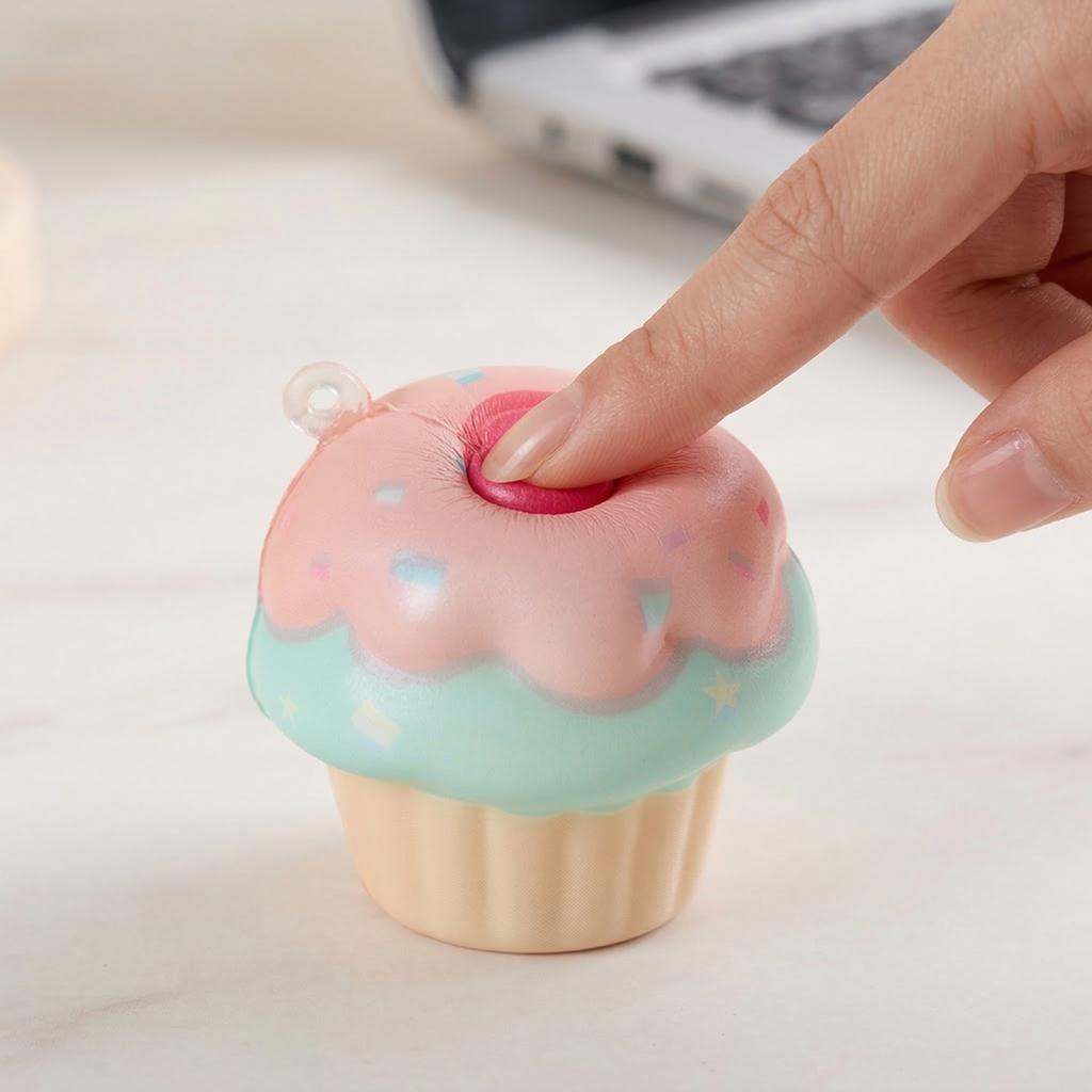 Ice Cream Shape Toy - Cute And Fun Ice Cream Designs Provide A Pleasant Sensory Experience For Stress Relief.( Random)