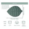 Cooling Cotton Cat Bed Mat LeafShaped Breathable Dog Sleep Blanket Double Sided Washable Pet Floor Rug Home Comfort Pad