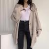 Cardigan Sweater Coat Women Knitted Jackets Autumn Winter Fashion Female Long Sleeve V-neck Loose Casual Sweaters Cardigans