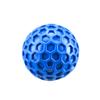 Hexa Bite Squeaky Chew Interactive Dog Toys Ball – Honeycomb Dental Cleaning Texture with Squeak & Bounce for Puppy Playtime