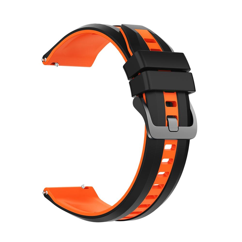 22mm Two-tone Silicone Watch Starp For Huawei Watch GT 6 Pro 6 5Pro 5 46mm/Ultimate 2/5 46mm 4 3Pro Replacement Watch Band