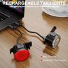 Bike Tail Light, Rear Bike Lights USB Rechargeable