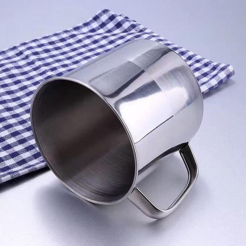 ZISIZ 304 Stainless Steel Water Cup with Handle