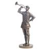 Brass Long March Red Soldier Statue Ornament Patriotic Theme Eighth Route Army Trumpeter Anti-Japanese War Commemorative Co