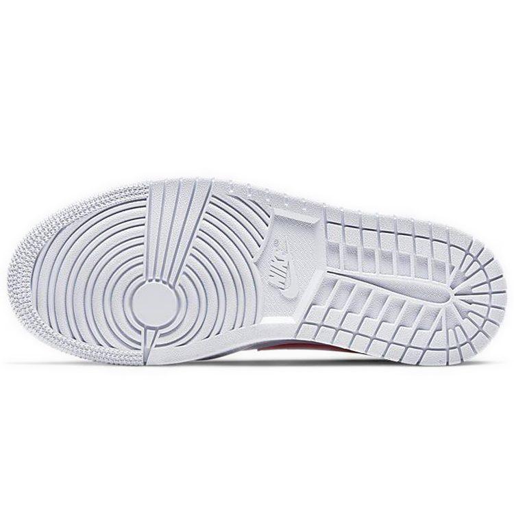 Jordan 1 Mid White Red Royal Women's BQ6472-164