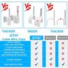 100Pcs Steel Nails Cable Clips 4-20mm Cable Tacks Durable Nail In Cable Clips  for Ethernet Cable