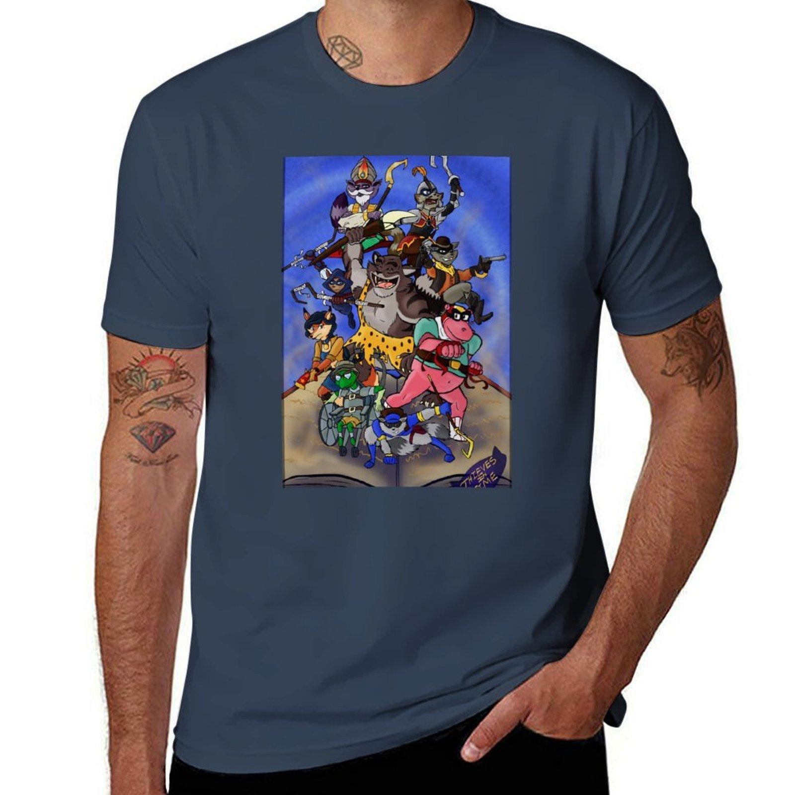 Sly Cooper Tshirt Basic Tee Shirt For Everyday Outfit S