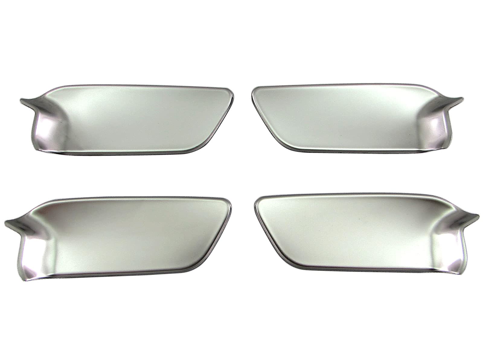 

BRIGHTZ Stainless Steel Inner Door Handle Satin for Toyota Crown Hybrid Crown Hybrid Covers, Plated, 4-Piece, Silver, (20, 21, 224) [INS-DHC-110],