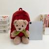 Cute student backpack leisure sports  new plush toy backpack fashion trend large capacity travel backpack school bag