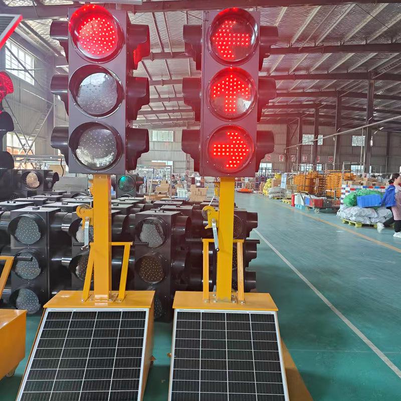 Movable Solar-Powered Traffic Light for Intersections