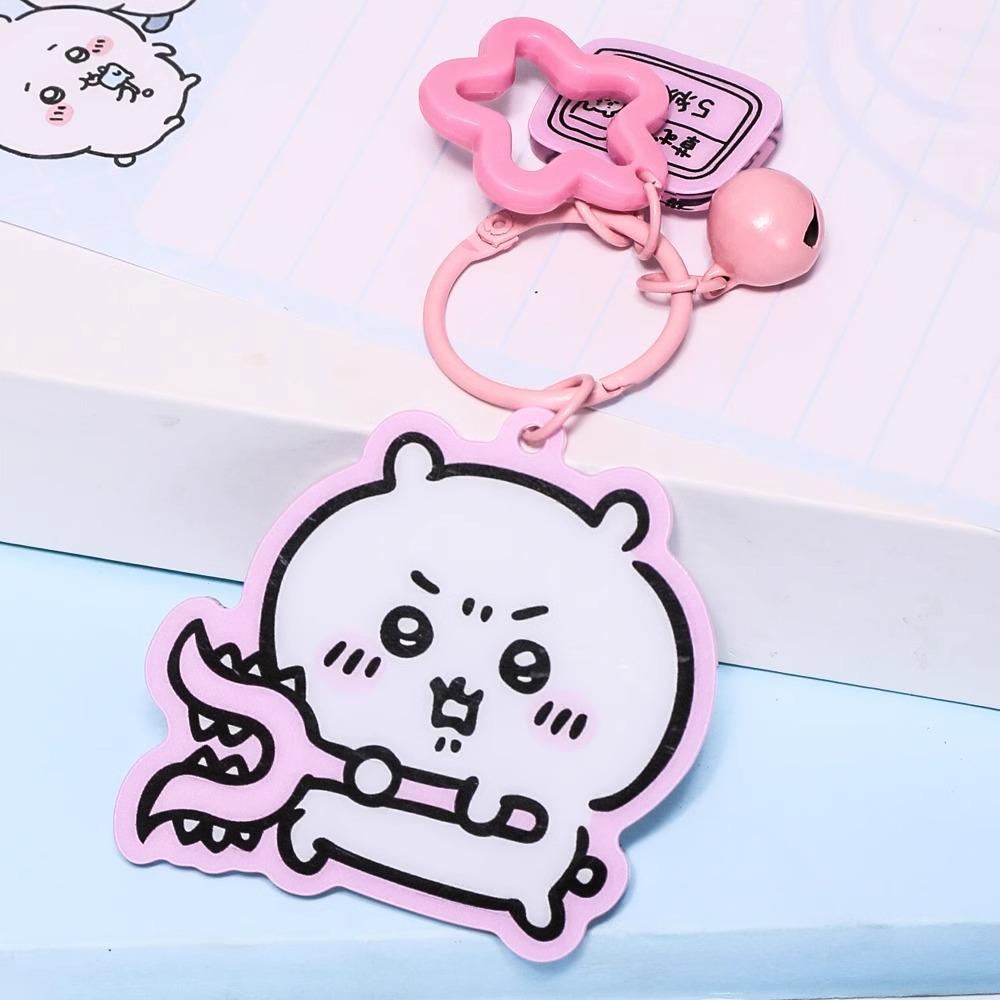 3 Piezas/juego Llaveros Kawaii Anime Chiikawa Dibujos Animados Hachiware Usagi Chiikawa Llavero de Acrílico Colgante Mochila Regalos Creativos