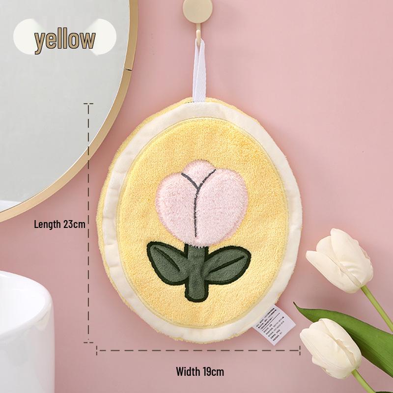 Große Gans Niedliches Korallenfleece Hängehandtuch für Küche & Badezimmer