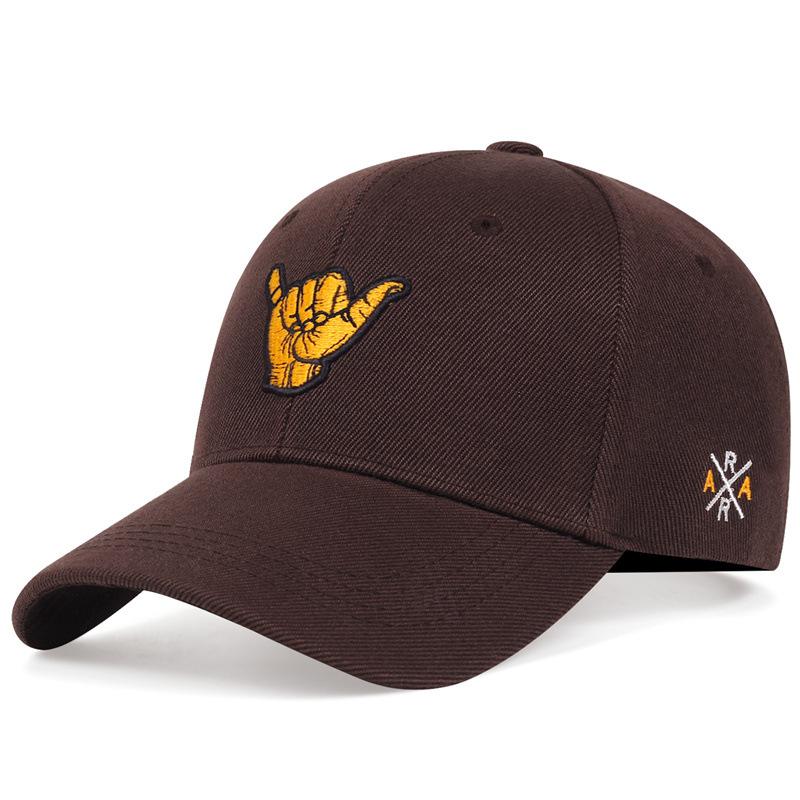 Prstová baseballová čepice venkovní sporty bavlněná výšivka baseballová čepice hip hop streetwear kpop snapback kšiltovka ležérní