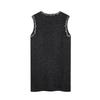 2025 Spring Women's Elegant Sequin Knit Sleeveless Short Dress