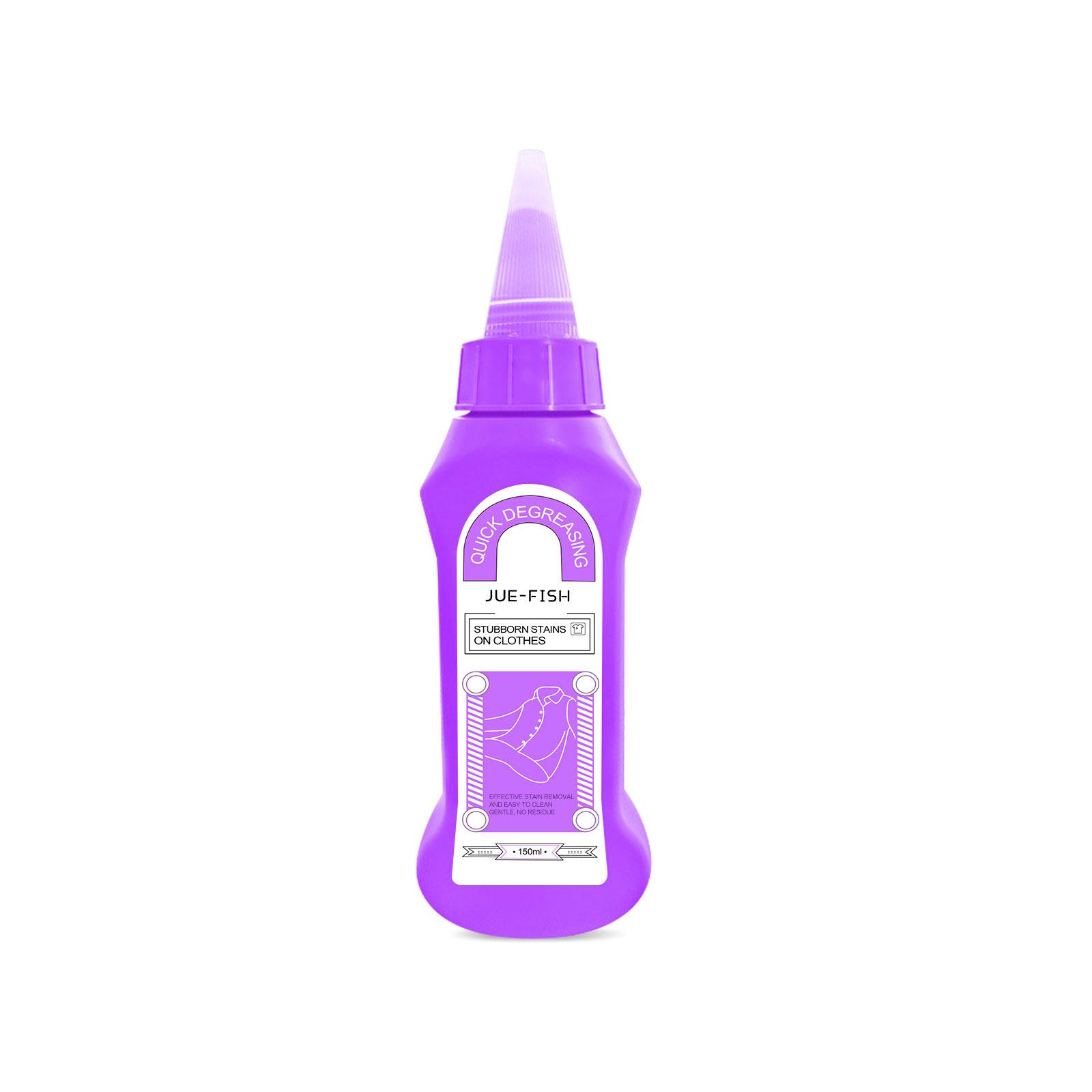 

JUE-FISH Активный ферментный пятновыводитель для белья Средство для удаления пятен для белья Чистые масляные пятна Пятна от плесени Стойкие пятна и средство для удаления масляных пятен 150ml