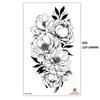 Black Butterfly Owl Sunflower Set Water Transfer Simulation Temporary Tattoo Sticker