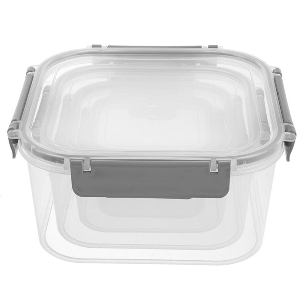 4x Pojemnik Kuchenny Hermetyczny do Żywności z Uszczelką Zestaw Pojemników