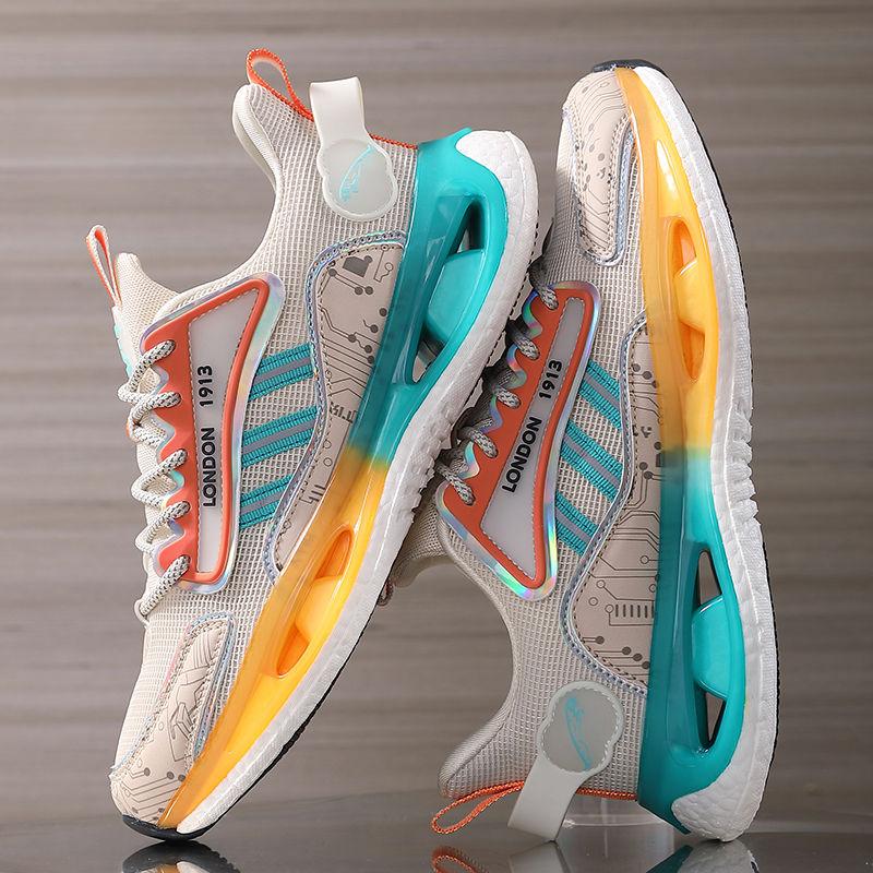 Mesh Thick Platform Male Shoes Men's Casual Sneakers Running Jogging Light Trend 2025 on Sale 39 Korean Wide Stylish Summer Y2k