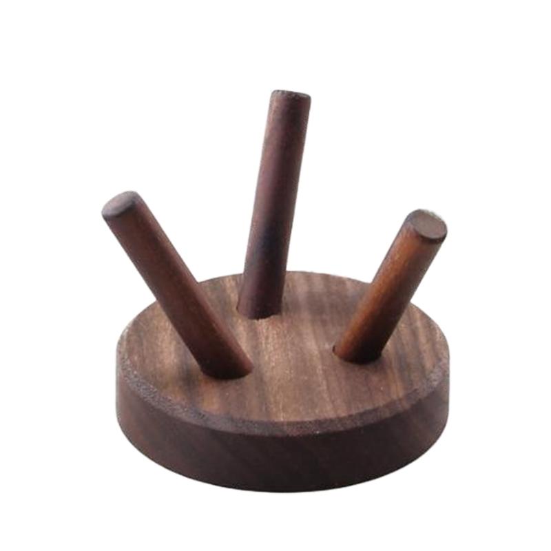 Multipurpose Crystal Ball Holder Wooden Display Rack Stand For Baseball Softball Awards Compacts Design Easy Assembly