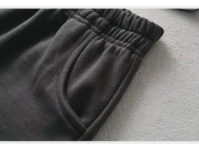 Damshorts med hög midja, elastisk midja, lös passform, sommar - Hot Girl-stil